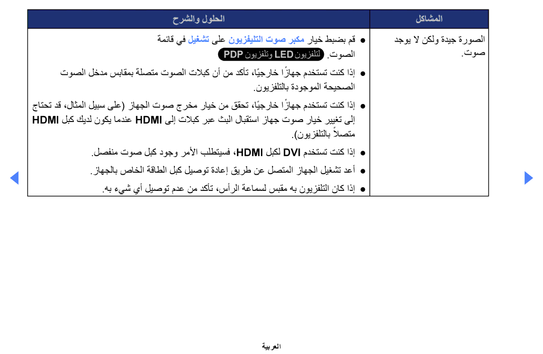 Samsung UE32EH4000WXXU, UE32EH4000WXMS, UE40EH5000KXXU, UA46EH5000WXSH ةمئاق يف ليغشت ىلع نويزفيلتلا توص ربكم رايخ طبضب مق 