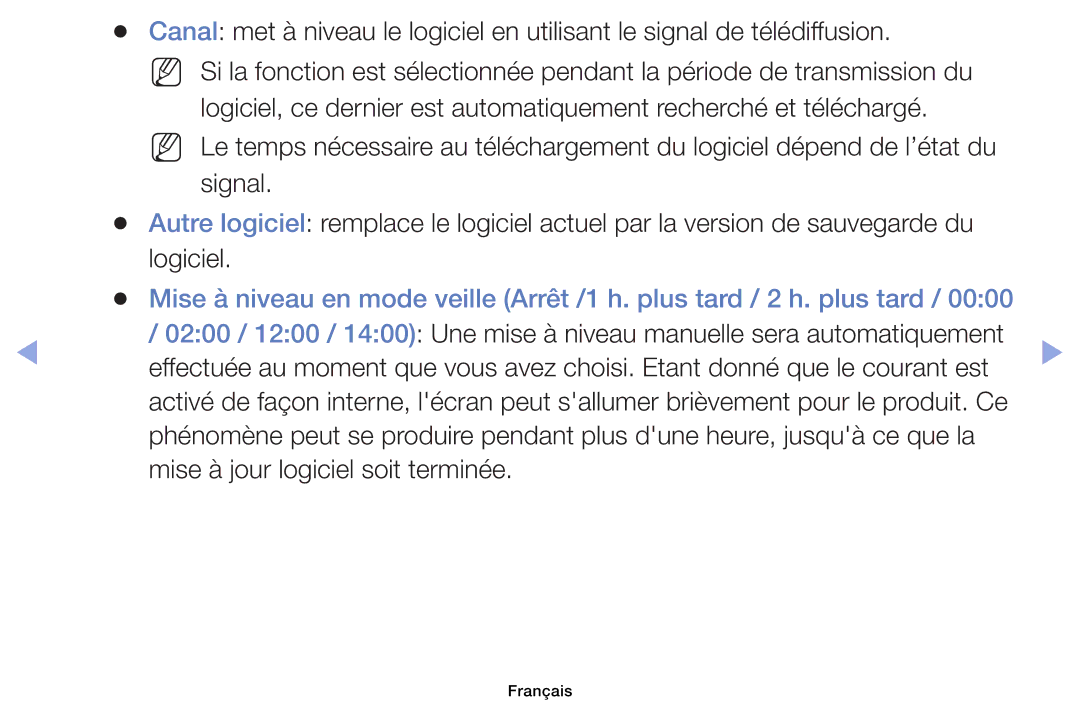 Samsung UE40EH6030WXZF, UE32EH4003WXZF, UE39EH5003WXZF, UE46EH6030WXZF, UE32EH6030WXZF manual Français 