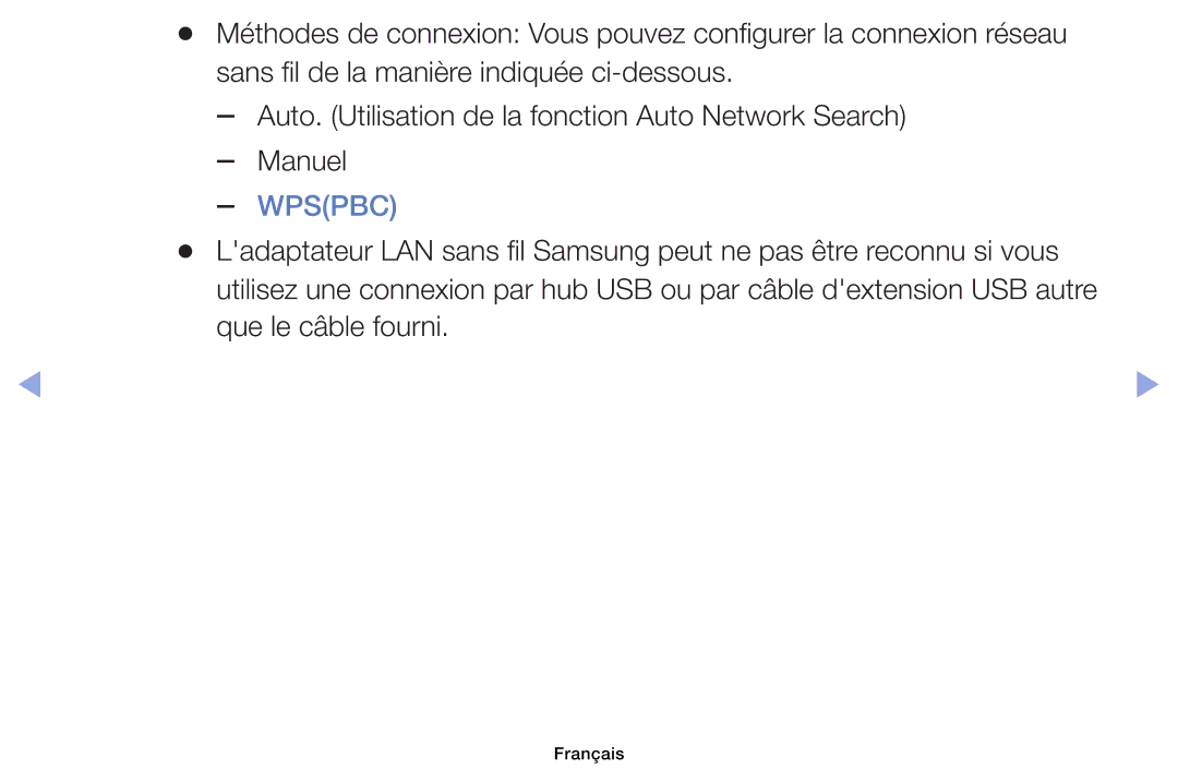 Samsung UE40EH6030WXZF, UE32EH4003WXZF, UE39EH5003WXZF, UE46EH6030WXZF, UE32EH6030WXZF manual Wpspbc 