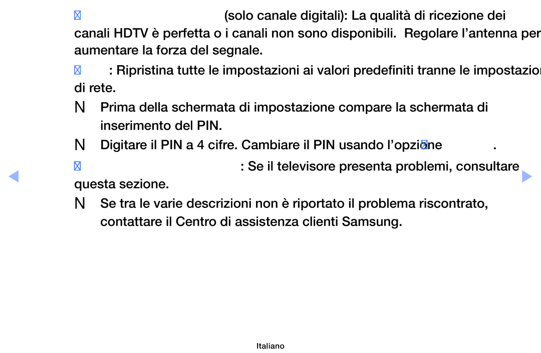 Samsung UE32EH5000WXXH, UE32EH5000WXZT, UE32EH4000WXZT, UE19ES4000WXZT, UE60EH6000SXZT manual Aumentare la forza del segnale 