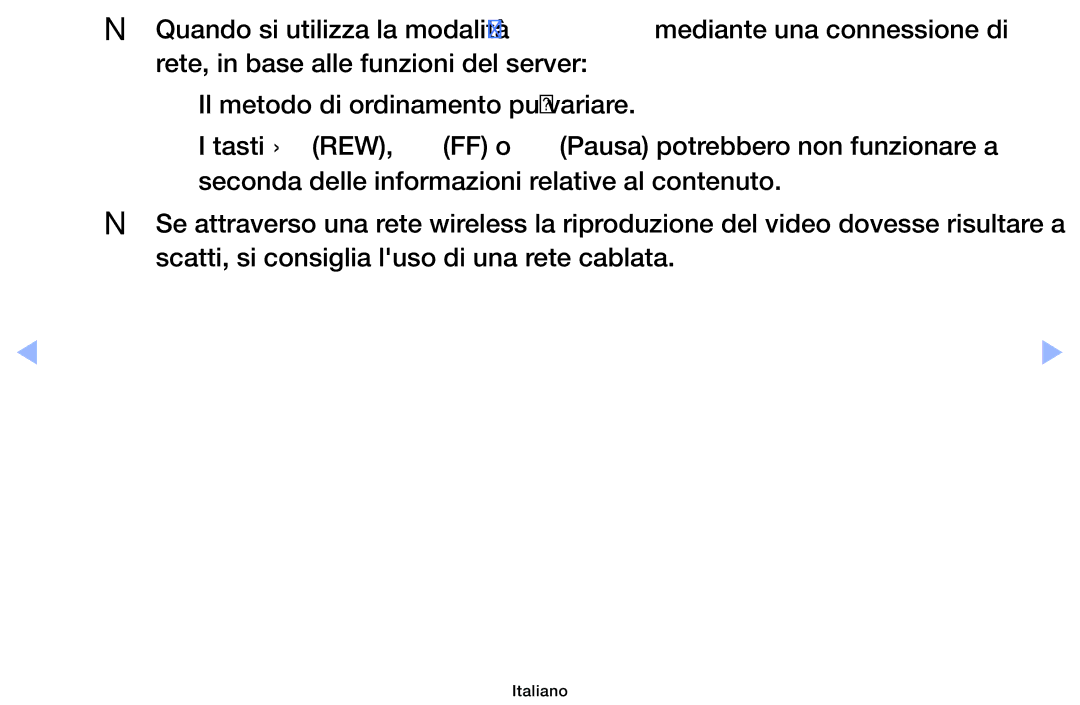 Samsung UE22ES5000WXZT, UE32EH5000WXXH, UE32EH5000WXZT, UE32EH4000WXZT, UE19ES4000WXZT, UE60EH6000SXZT, UE40EH5000WXZT Italiano 