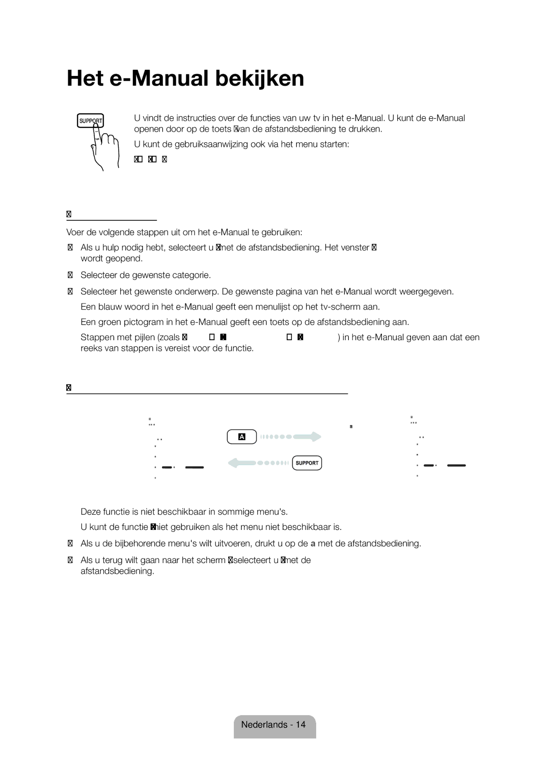 Samsung UE37ES5500WXZF, UE32ES5500WXZF, UE40ES5500WXZF manual Het e-Manual bekijken 