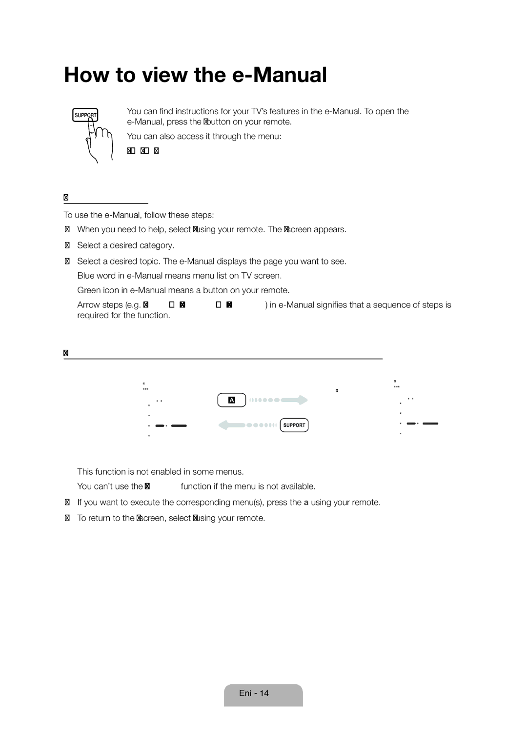 Samsung UE46ES5700SXZF, UE32ES5700SXZF, UE40ES5700SXZF manual How to view the e-Manual 