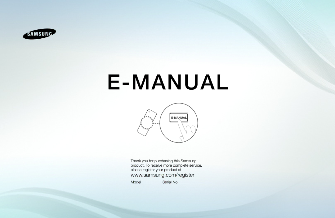 Samsung UE39F5000AWXXH, UE32F5000AWXXH manual Manual 