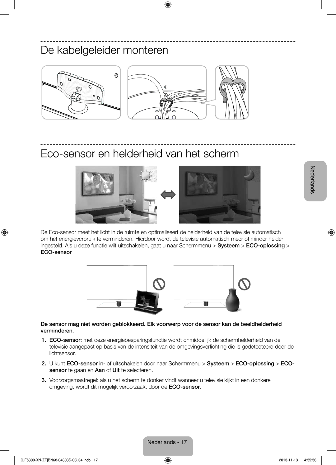 Samsung UE32F5300AWXZF manual Nederlands 