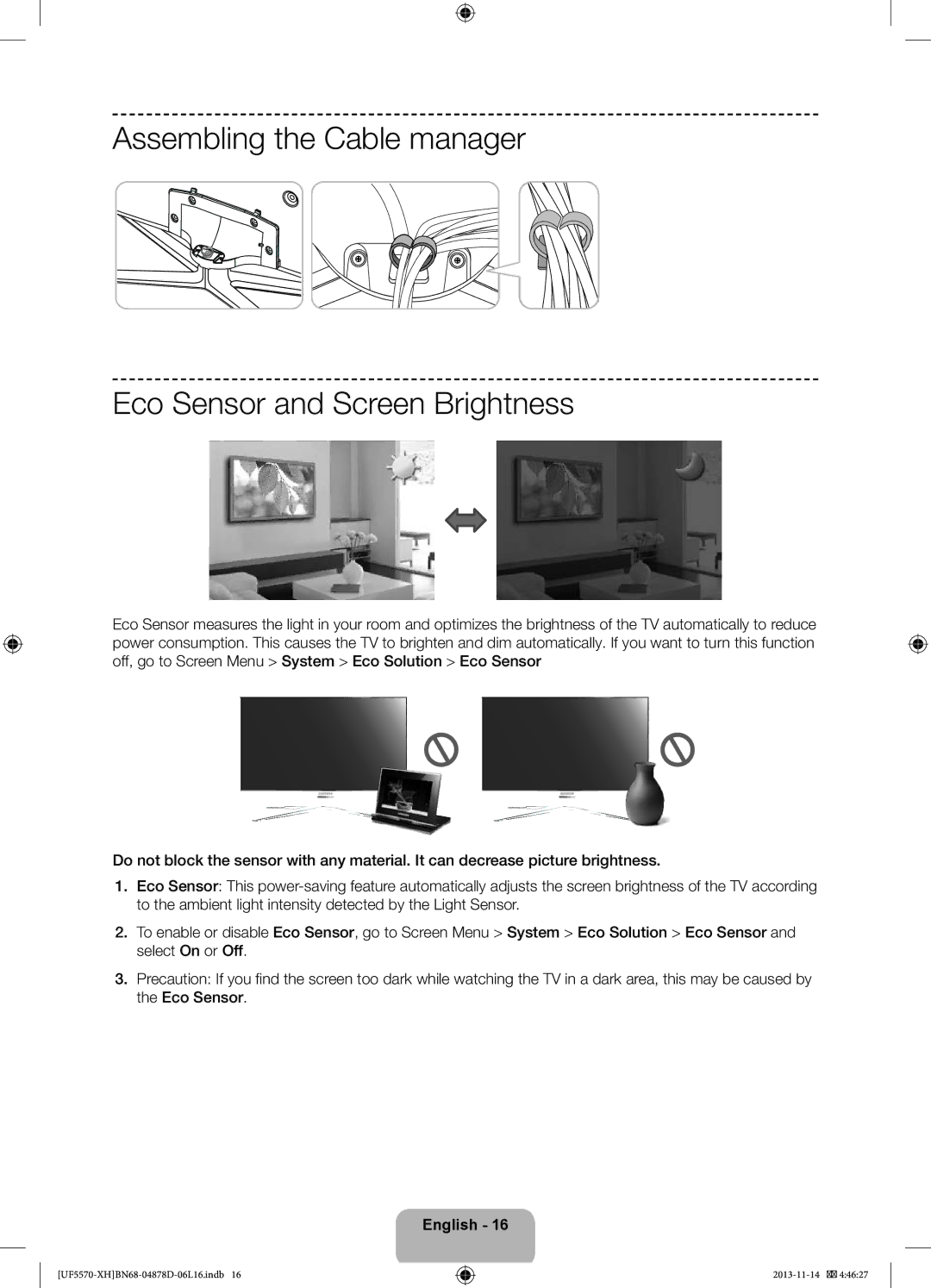 Samsung UE32F5570SSXZG, UE46F5570SSXZG, UE46F5570SSXXH, UE46F5570SSXZH manual English 