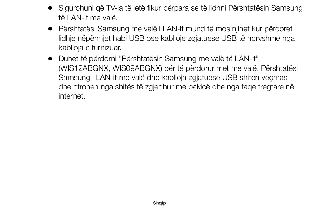 Samsung UE28F4000AWXXH, UE32F6100AWXXH, UE40F6100AWXXH, UE22F5000AWXXH, UE19F4000AWXXH, UE46F6100AWXXH, UE55F6100AWXXH Shqip 