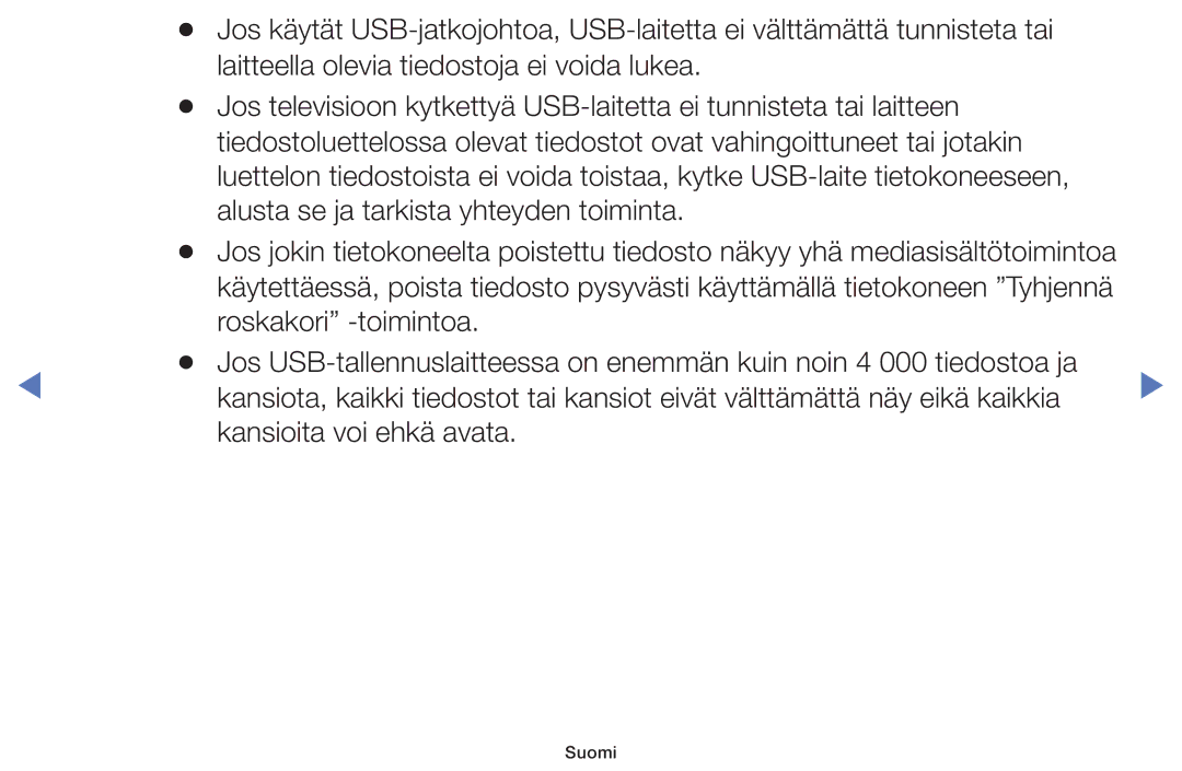 Samsung UE48H5005AKXXE, UE32H5005AKXXE, UE32J4005AKXXE, UE28J4105AKXXE, UE24H4004AWXXE, UE32J5105AKXXE, UE50J5105AKXXE Suomi 