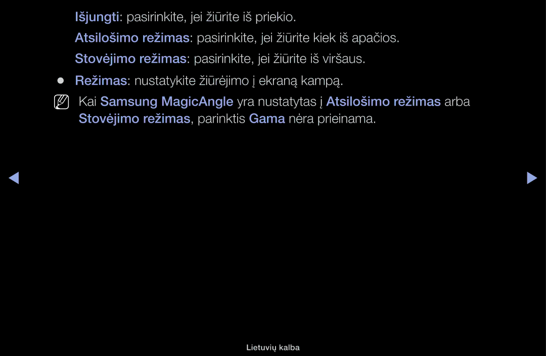 Samsung UE19H4000AWXBT, UE32H5030AWXXH, UE50J5100AWXBT, UE40H4200AWXXH, UE40H5030AWXXH, UE48H5030AWXXH manual Lietuvių kalba 