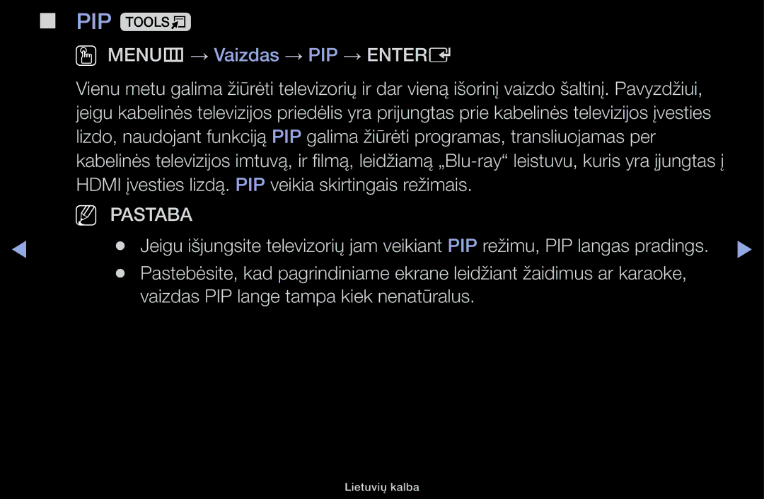 Samsung UE40H4200AWXXH, UE32H5030AWXXH, UE50J5100AWXBT, UE40H5030AWXXH, UE48H5030AWXXH, UE32H4000AWXBT, UE28J4100AWXBT PIP t 