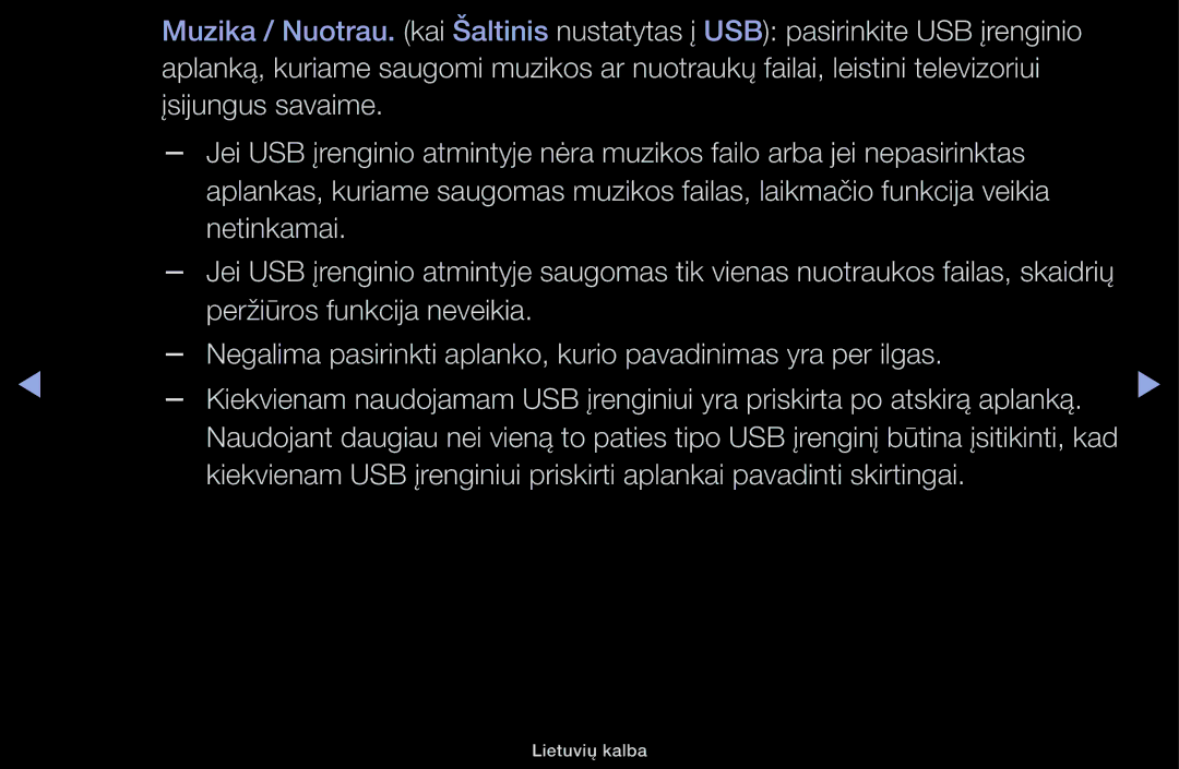 Samsung UE32J5100AWXBT, UE32H5030AWXXH, UE50J5100AWXBT, UE40H4200AWXXH, UE40H5030AWXXH, UE48H5030AWXXH manual Lietuvių kalba 