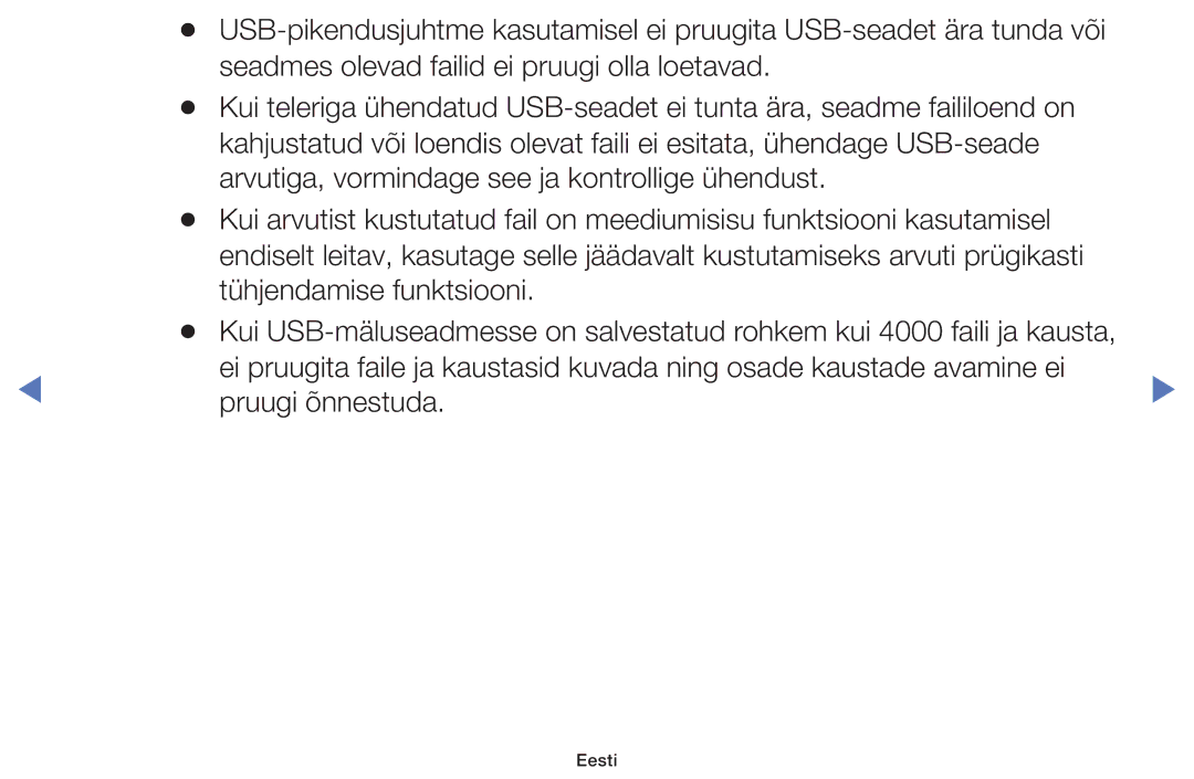 Samsung UE32J5100AWXBT, UE32H5030AWXXH, UE50J5100AWXBT, UE40H5030AWXXH, UE48H5030AWXXH, UE32H4000AWXBT, UE28J4100AWXBT Eesti 