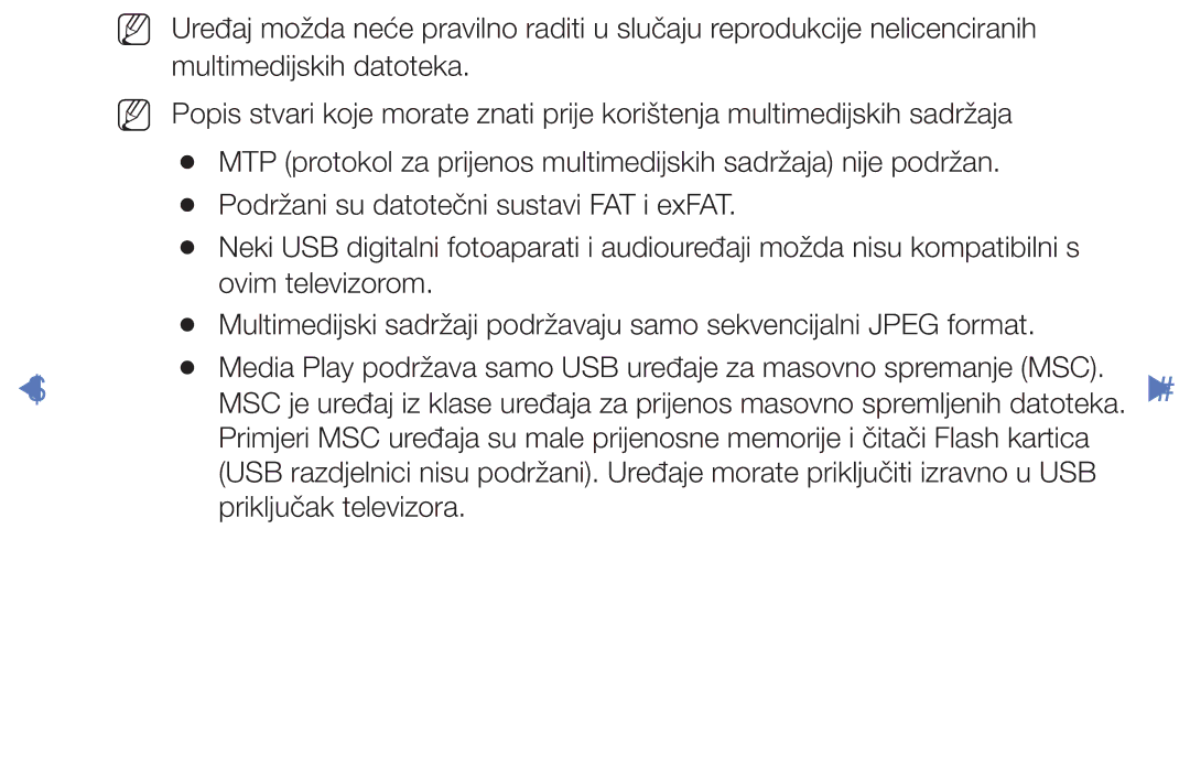 Samsung UE48J5000AWXXH, UE32J4000AWXXH, UE32J5000AWXXH, UE40J5000AWXXH, UE40J5002AKXXH, UE48J5002AKXXH Priključak televizora 