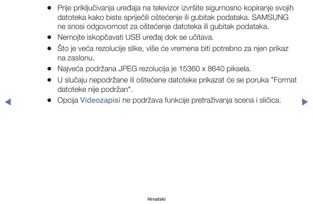 Samsung UE32J4000AWXXH, UE32J5000AWXXH, UE40J5000AWXXH, UE40J5002AKXXH, UE48J5002AKXXH, UE55J5100AWXXH, UE48J5000AWXXH Hrvatski 