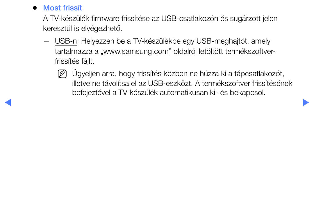 Samsung UE40J5002AKXXH, UE32J4000AWXXH, UE32J5000AWXXH, UE40J5000AWXXH, UE55J5100AWXZF, UE48J5002AKXXH manual Most frissít 