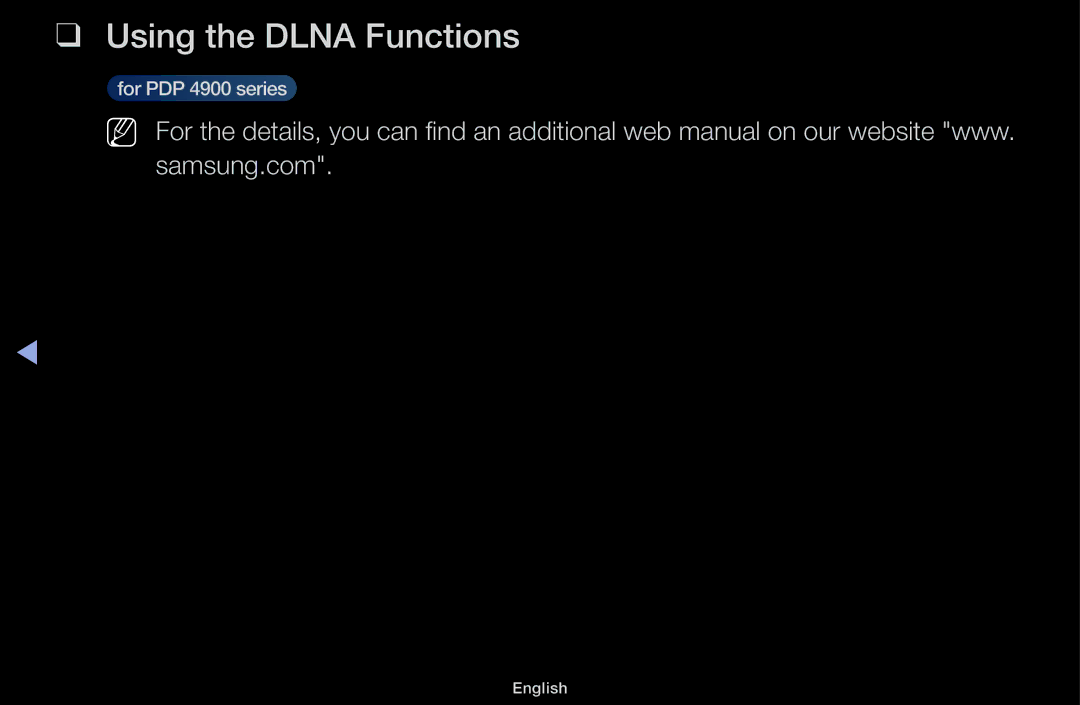 Samsung UE32J4000AKXRU, UE32J4100AWXXH, UE32J5100AWXXH, UE22K5009AKXZG, UE32J4100AWXZG manual Using the Dlna Functions 