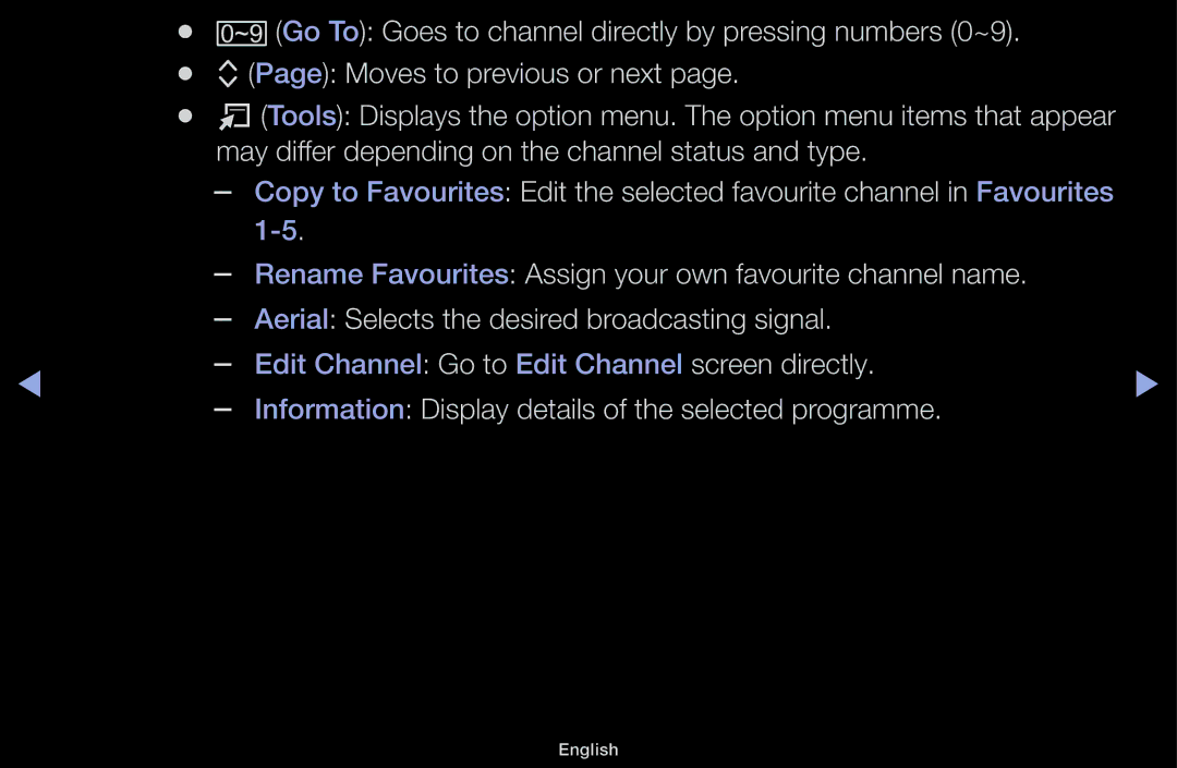 Samsung UE32J5100AWXXH, UE32J4100AWXXH, UE22K5009AKXZG, UE32J4100AWXZG May differ depending on the channel status and type 