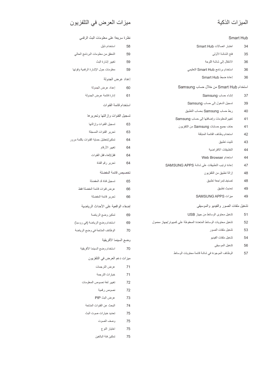 Samsung UE48J5202AKXXH, UE32J4510AWXXH, UE32J4500AWXXH, UE40J5202AKXXH, UE49J5202AKXXH manual نويزفلتلا يف ضرعلا تازيم 