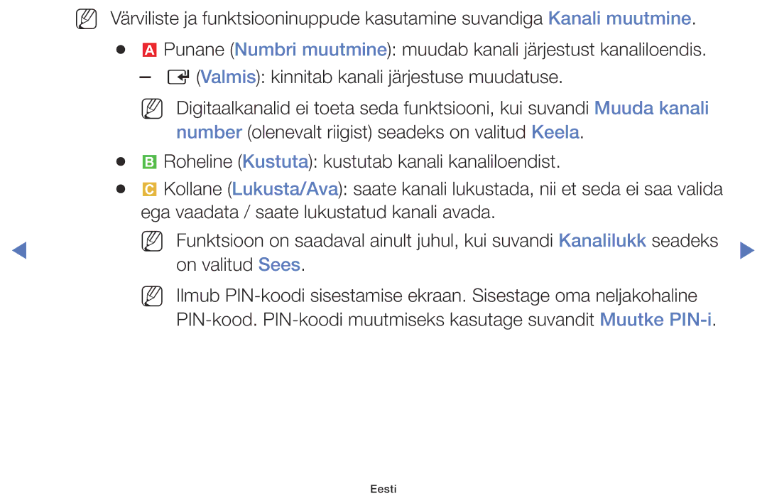 Samsung UE40J5000AWXBT, UE32J5000AWXBT, UE32J4000AWXBT manual Ega vaadata / saate lukustatud kanali avada 