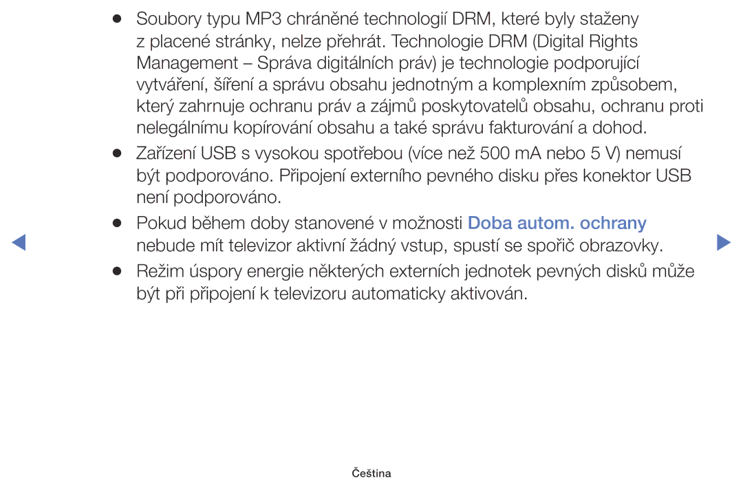 Samsung UE32J5000AWXXN, UE32J5000AWXXH, UE32J5000AWXXC, UE40J5000AWXXH Být při připojení k televizoru automaticky aktivován 