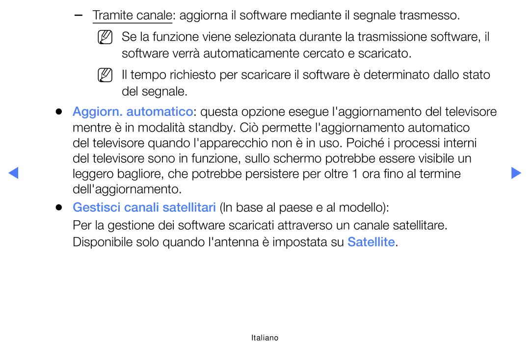 Samsung UE32J5000AWXBT, UE32J5000AWXXH, UE40J5100AWXXH, UE48J5100AWXXH Software verrà automaticamente cercato e scaricato 