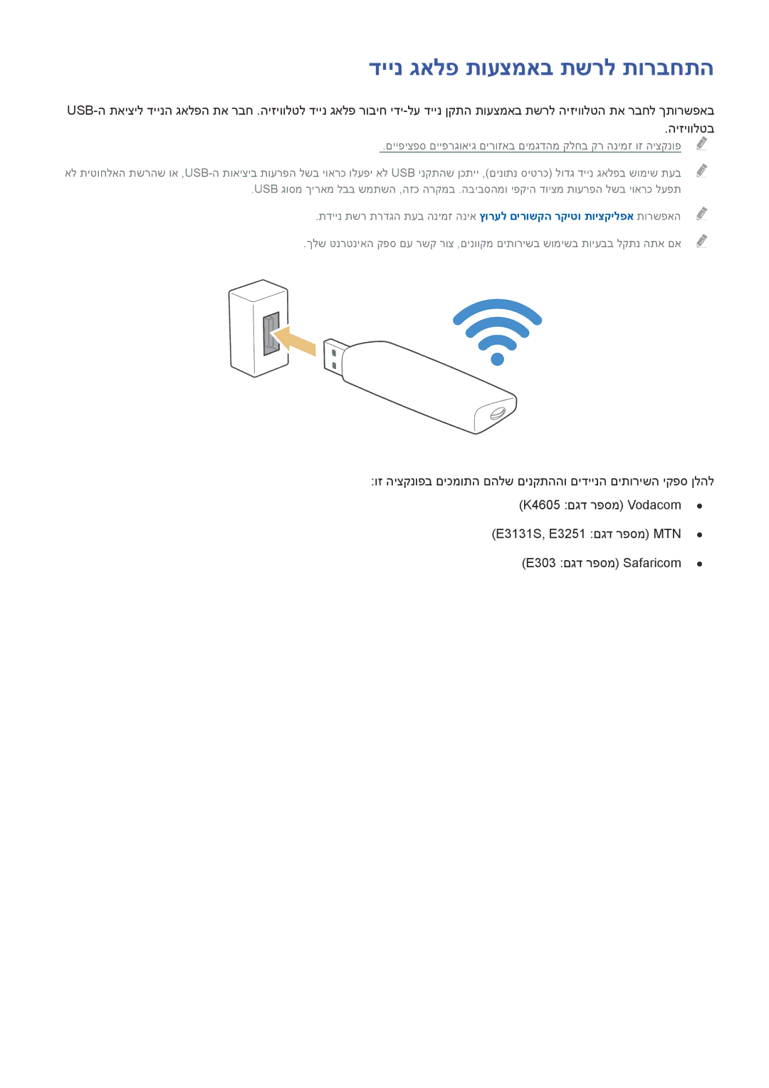 Samsung UA40J5500AWXSQ, UE32J5502AKXXH, UE60J6282SUXXH, UE48J5502AKXXH, UA55J6300AWXSQ manual דיינ גאלפ תועצמאב תשרל תורבחתה 