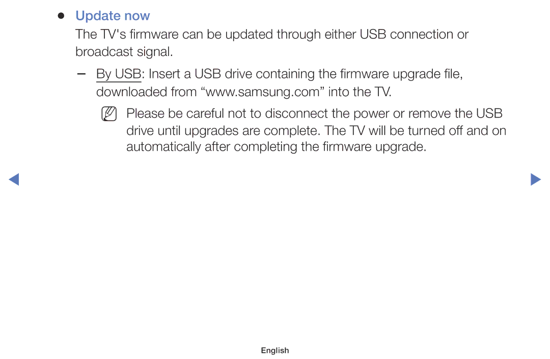 Samsung UE55K5100AWXXH, UE32K4100AWXXH, UE32K5100AWXXH, UE49K5100AWXXC, UE49K5100AWXXH, UE32K4100AWXXC manual Update now 