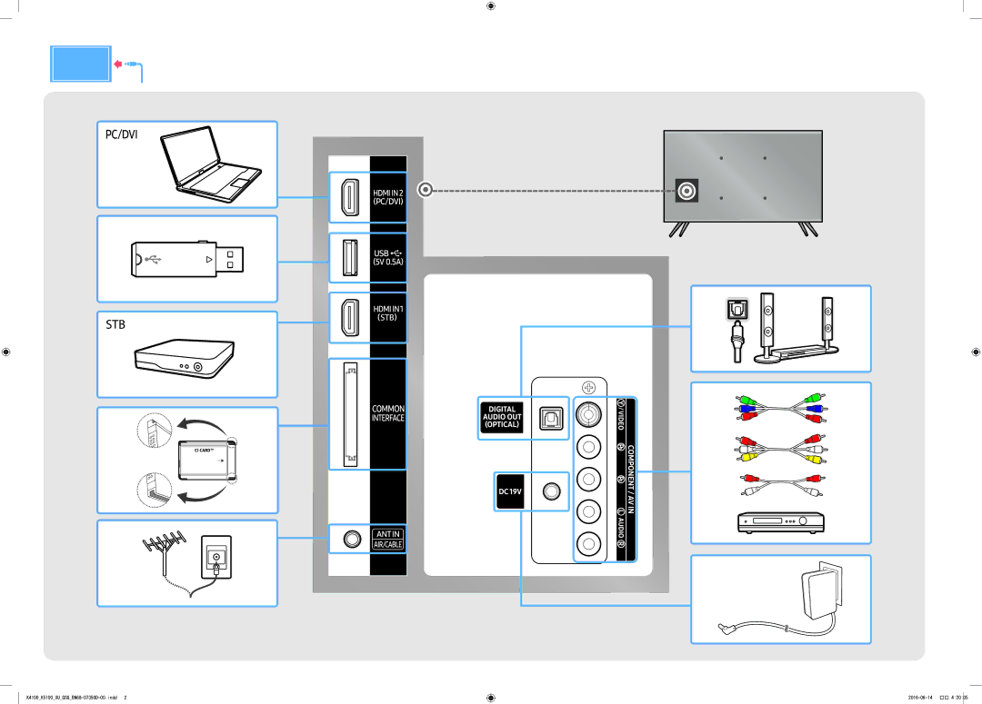 Samsung UE32K5100AWXXH, UE32K4109AWXZG, UE32K4100AWXXH, UE32K4100AWXXC, UE32K5100AWXXC K4100K5100XUQSGBN68-07350D-00.indd 