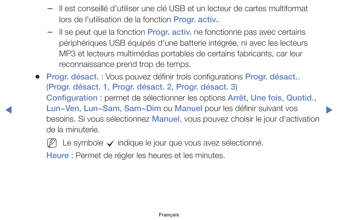 Samsung UE40K5100AWXZF, UE32K5100AWXZF manual Français 