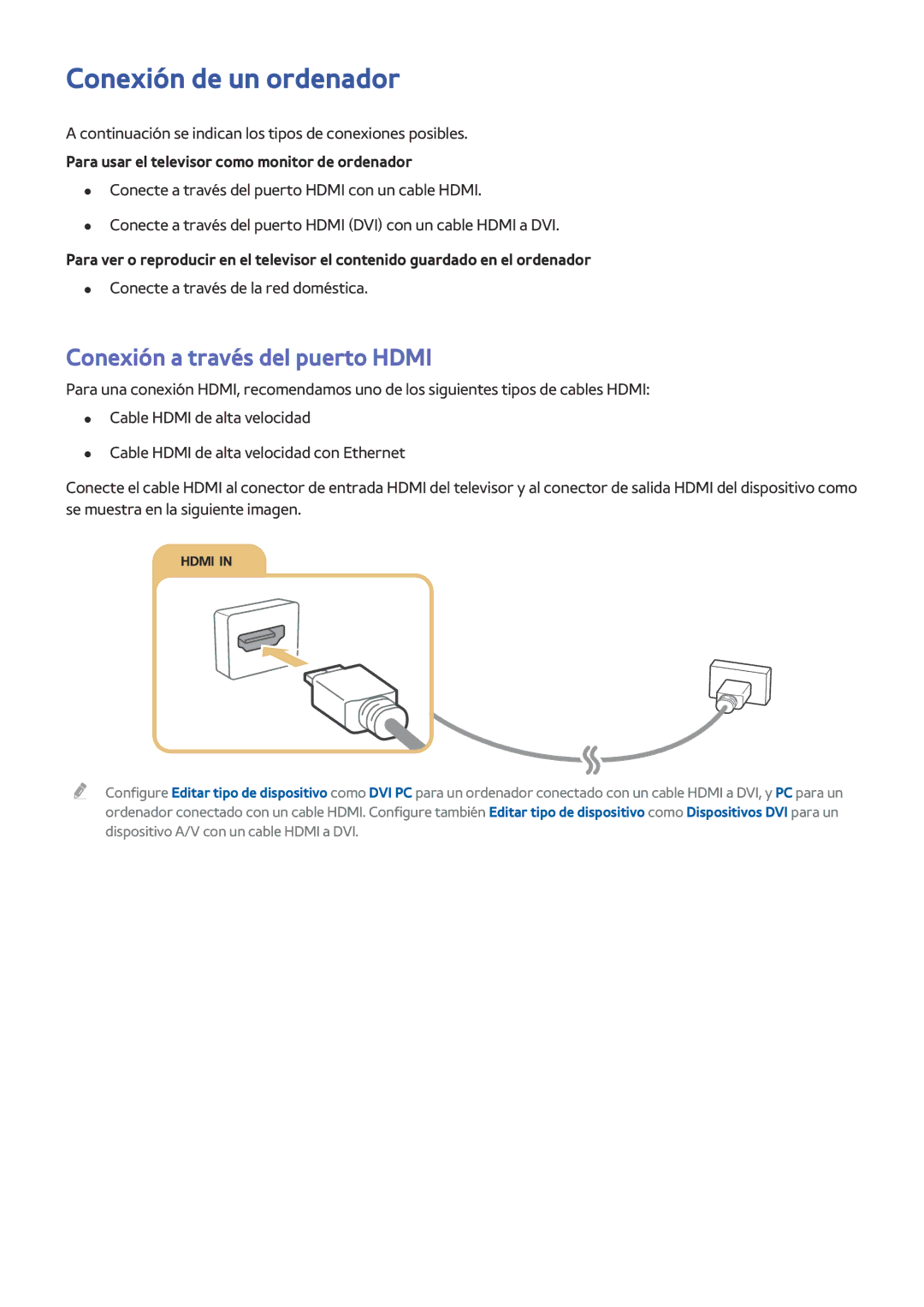 Samsung UE32LS001FUXXC Conexión de un ordenador, Conexión a través del puerto Hdmi, Conecte a través de la red doméstica 