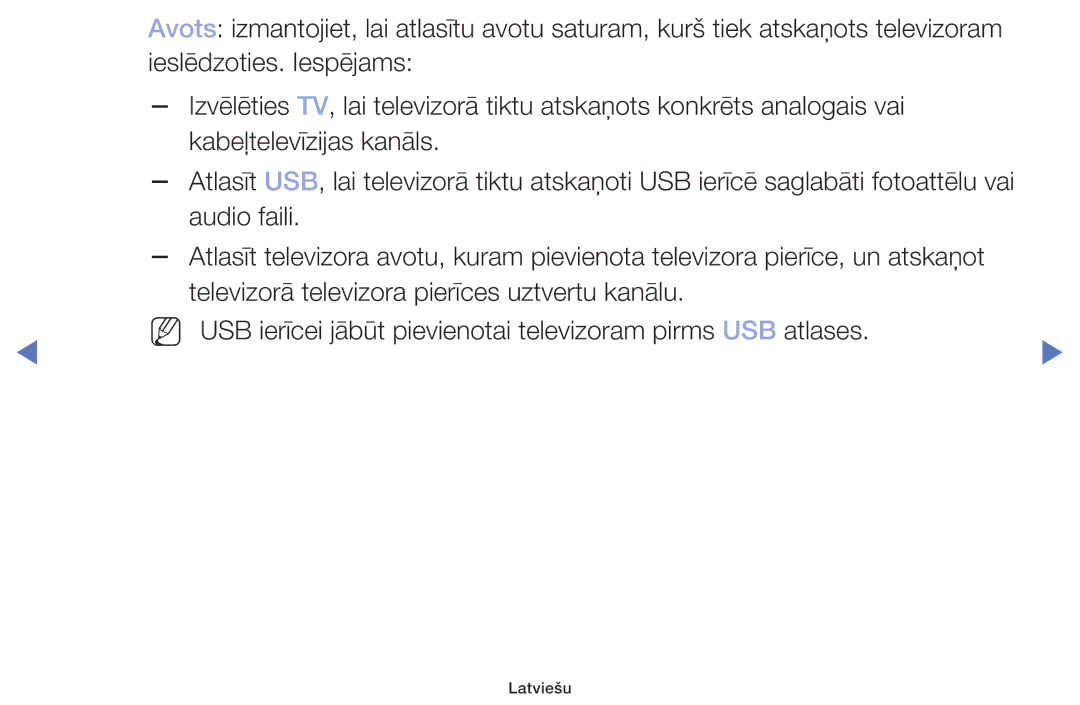 Samsung UE32M4002AKXXH manual Latviešu 