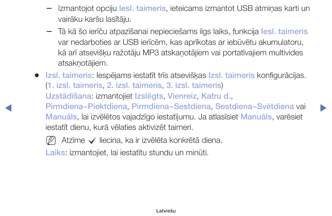 Samsung UE32M4002AKXXH manual Latviešu 