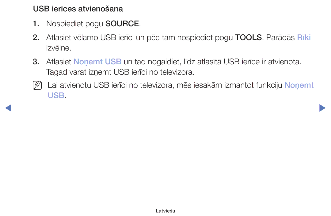 Samsung UE32M4002AKXXH manual Latviešu 