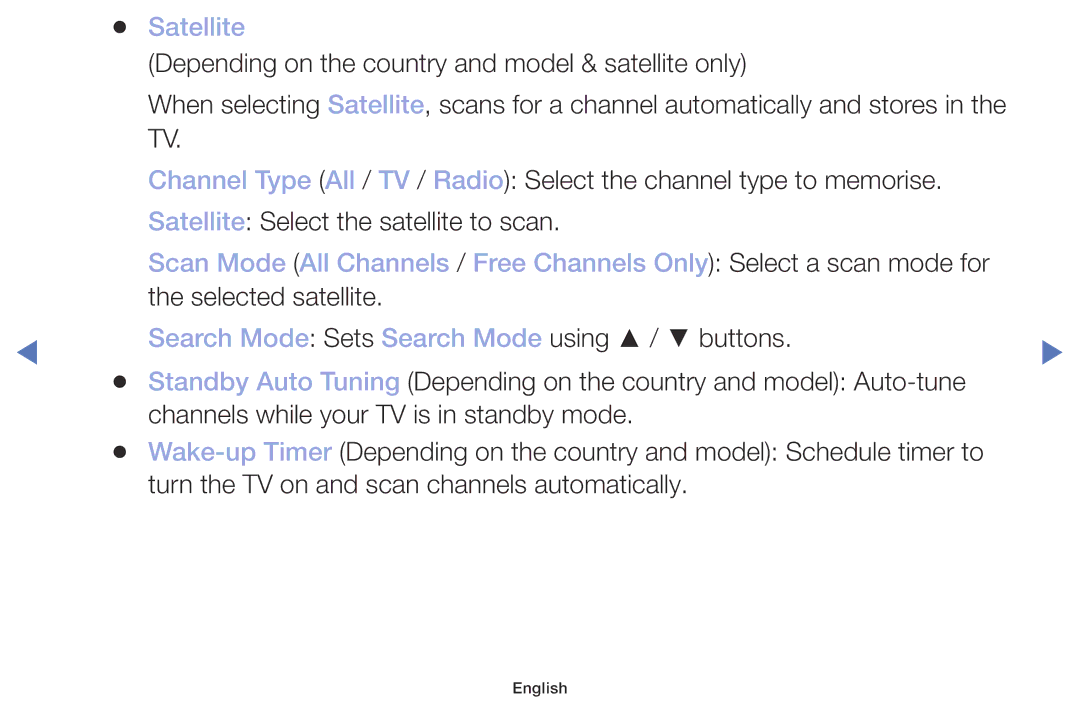 Samsung UE49M5002AKXXH, UE32M5002AKXXH, UE32M4002AKXXH, UE40M5002AKXXH manual Satellite 