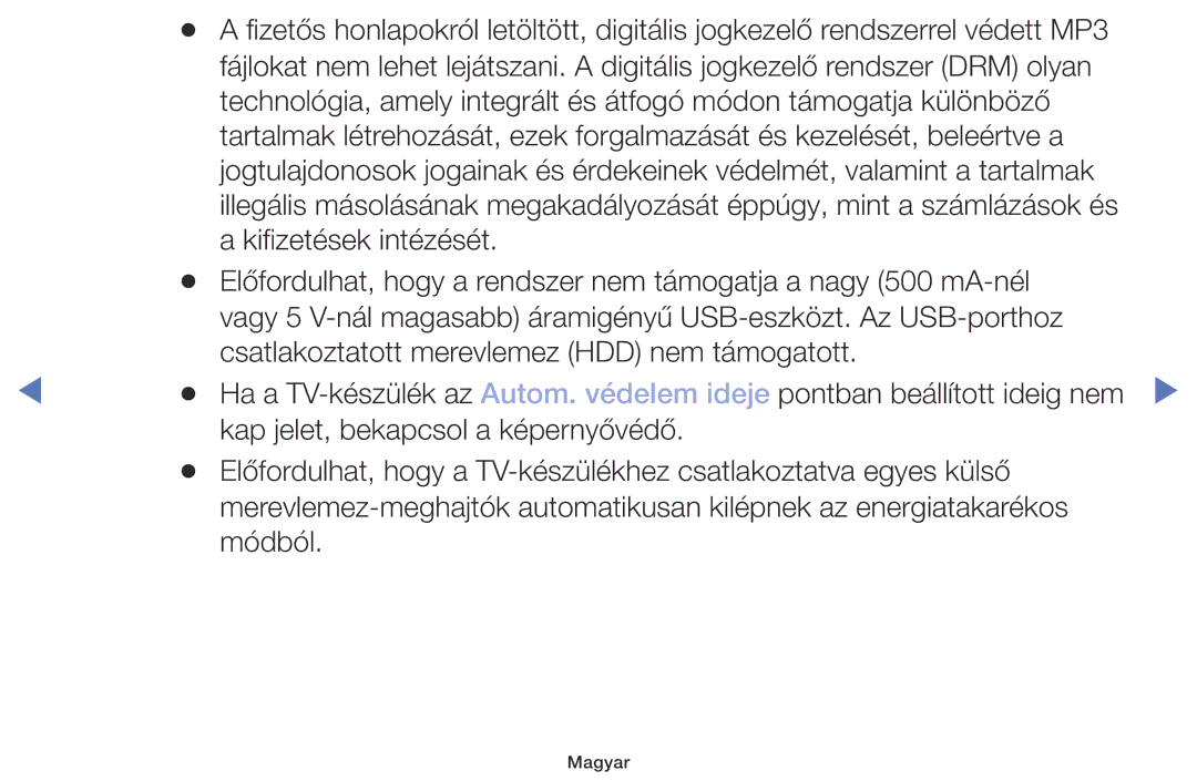 Samsung UE32M5002AKXXH, UE32M4002AKXXH, UE40M5002AKXXH, UE49M5002AKXXH manual Kap jelet, bekapcsol a képernyővédő 