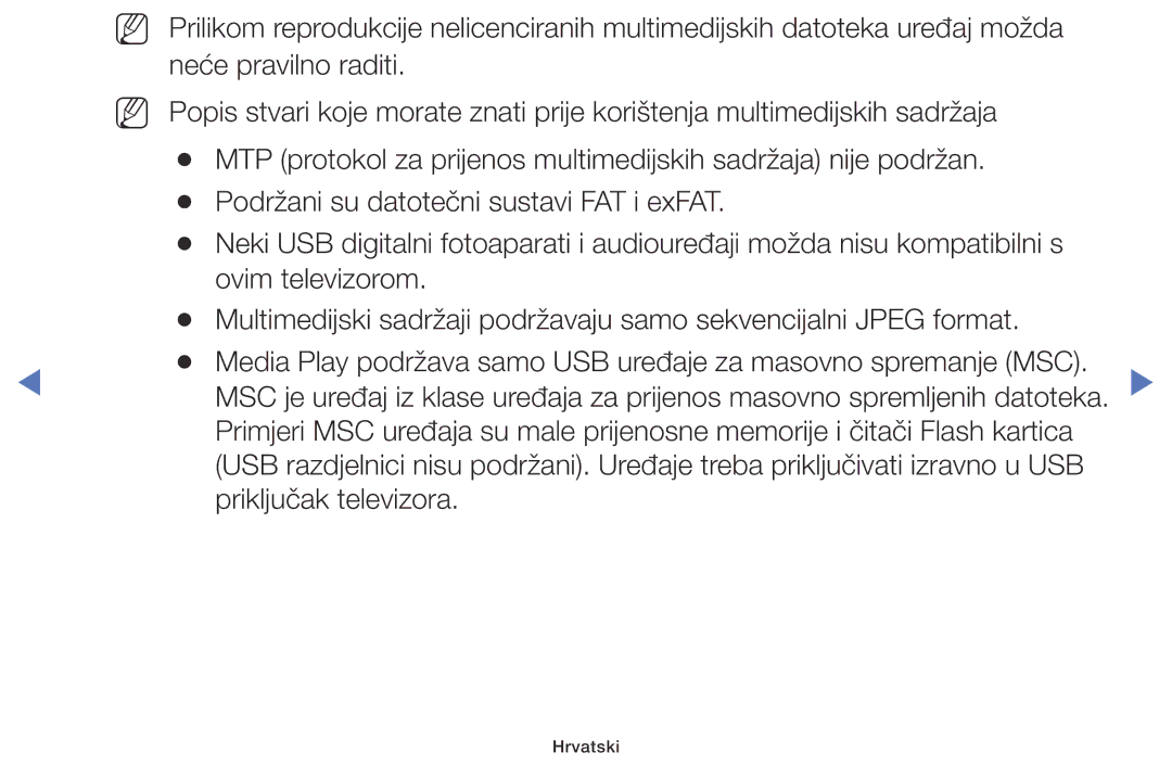 Samsung UE40M5002AKXXH, UE32M5002AKXXH, UE32M4002AKXXH, UE49M5002AKXXH manual Priključak televizora 