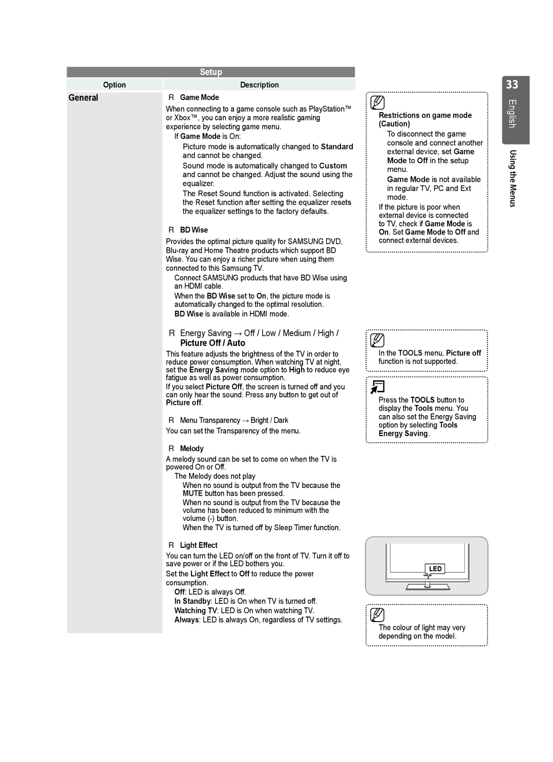 Samsung UE37B6000VWXXH, UE37B6000VWXXC manual General 