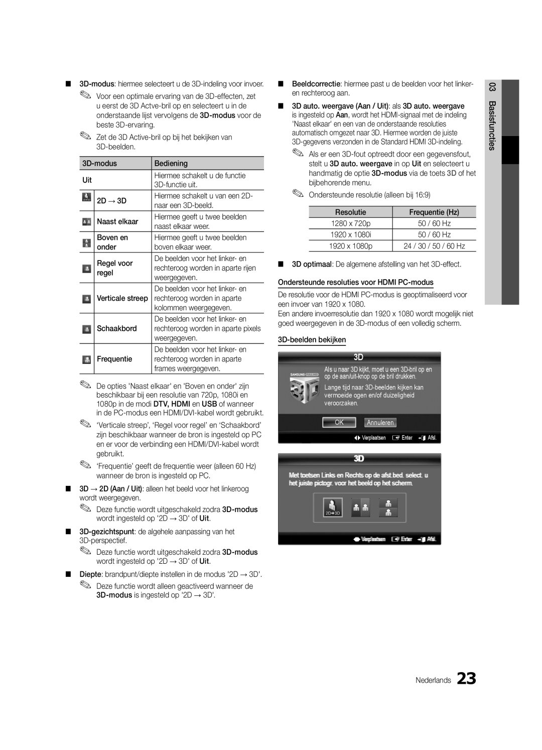 Samsung UE40C9000ZWXXH manual Naar een 3D-beeld, Regel, Rechteroog worden in aparte, Kolommen weergegeven, Schaakbord 