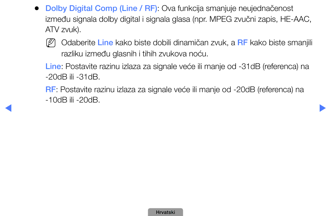 Samsung UE32D4010NWXXH, UE40D5000PWXXH, UE32D5000PWXXH, UE46D5000PWXXH, UE22D5000NWXXH, UE32D4000NWXXH, UE37D5000PWXXH ATV zvuk 