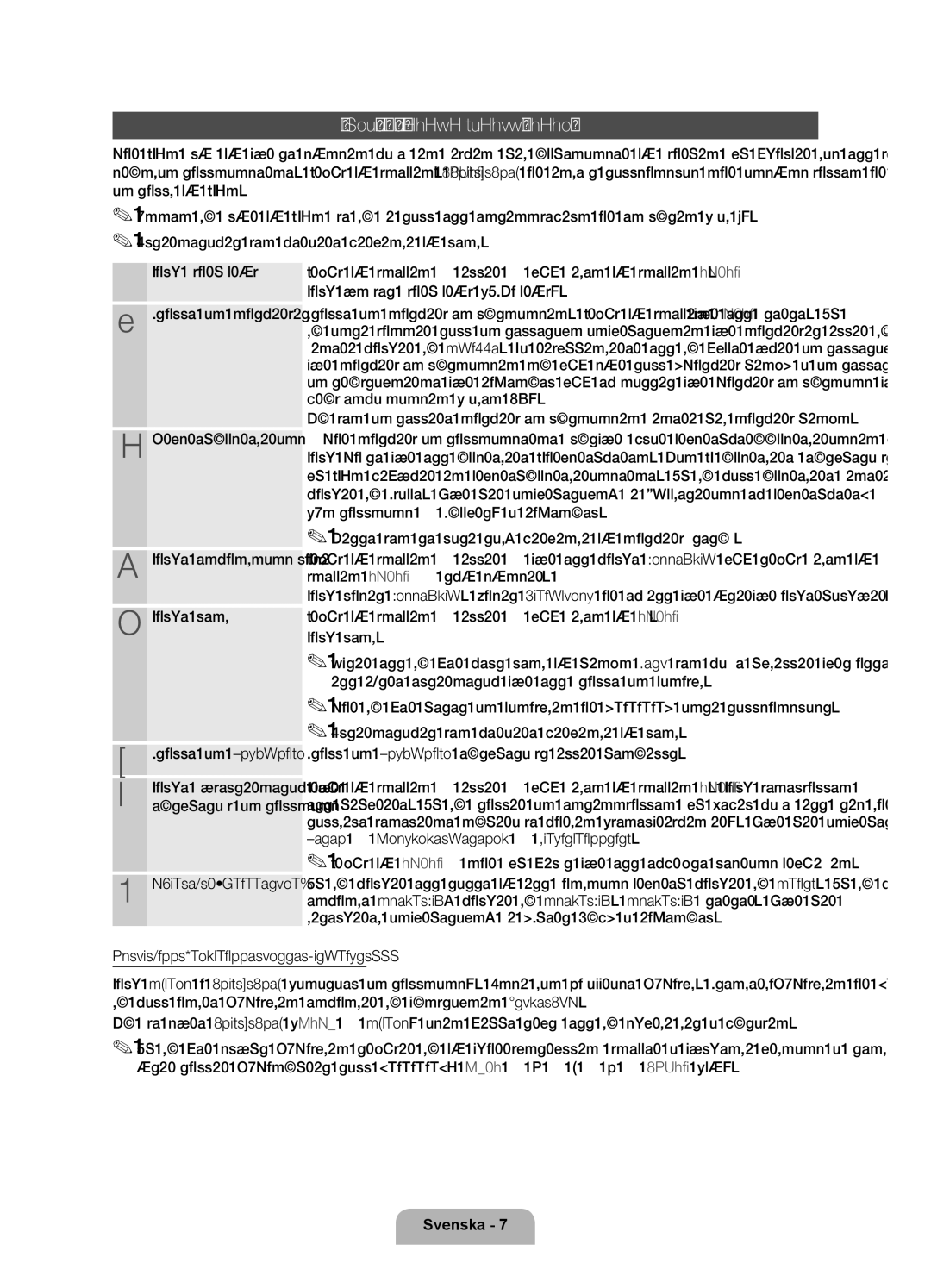 Samsung UE46D6207TKXXE, UE40D6207TKXXE, UE55D6207TKXXE, UE32D6207TKXXE Plug & Play initial inställning, Njut av TV-tittandet 