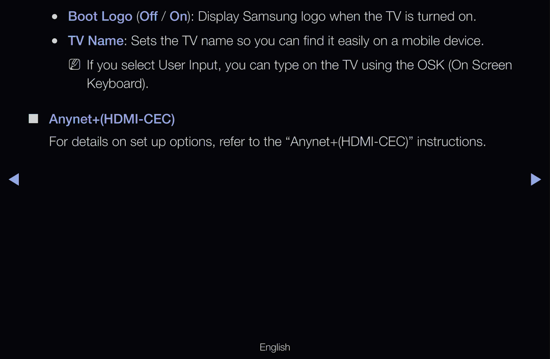 Samsung UE46D6100SPXZT, UE40D6530WSXZG, UE40D6530WSXXN, UE40D6510WSXZG, UE46D6770WSXZG, UE46D6500VSXTK manual Anynet+HDMI-CEC 