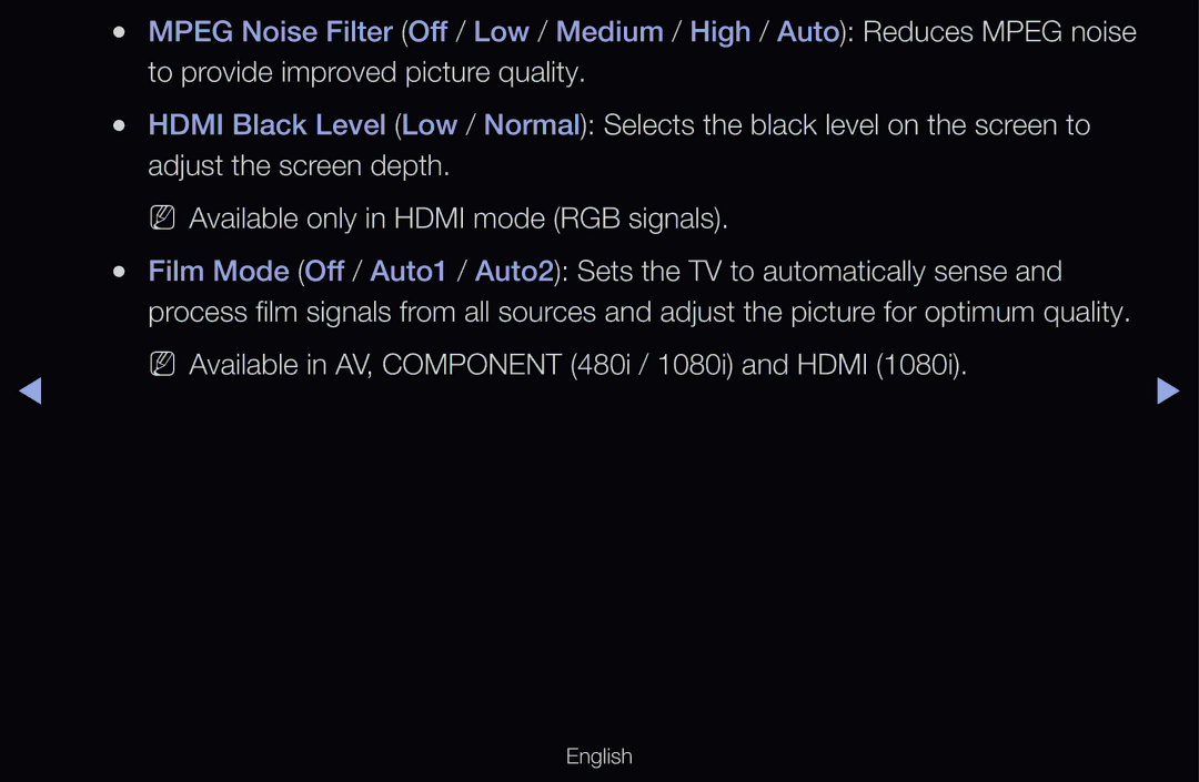 Samsung UE40D6510WSXXH, UE40D6530WSXZG, UE40D6530WSXXN, UE40D6510WSXZG NN Available in AV, Component 480i / 1080i and Hdmi 