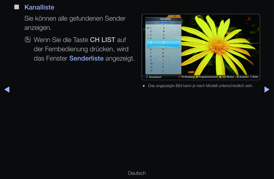 Samsung UE55D6000TWXTK, UE40D6530WSXZG, UE40D6530WSXXN, UE40D6510WSXZG manual Sie können alle gefundenen Sender anzeigen 