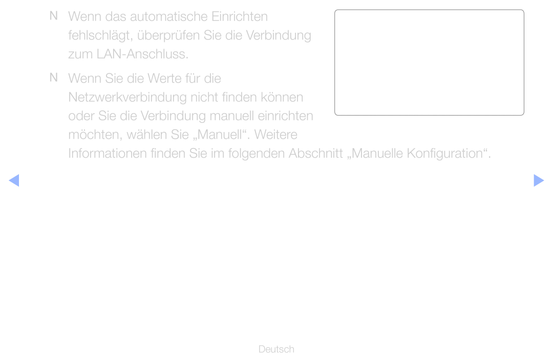 Samsung UE40D6750WSXZF, UE40D6530WSXZG, UE40D6530WSXXN, UE40D6510WSXZG manual Zum LAN-Anschluss, NN Wenn Sie die Werte für die 