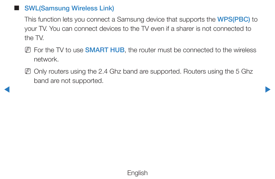 Samsung UE40D8000YQXZT, UE40D8000YSXXH, UE40D7000LSXXH, UE40D8090YSXZG, UE46D7000LSXTK manual SWLSamsung Wireless Link 