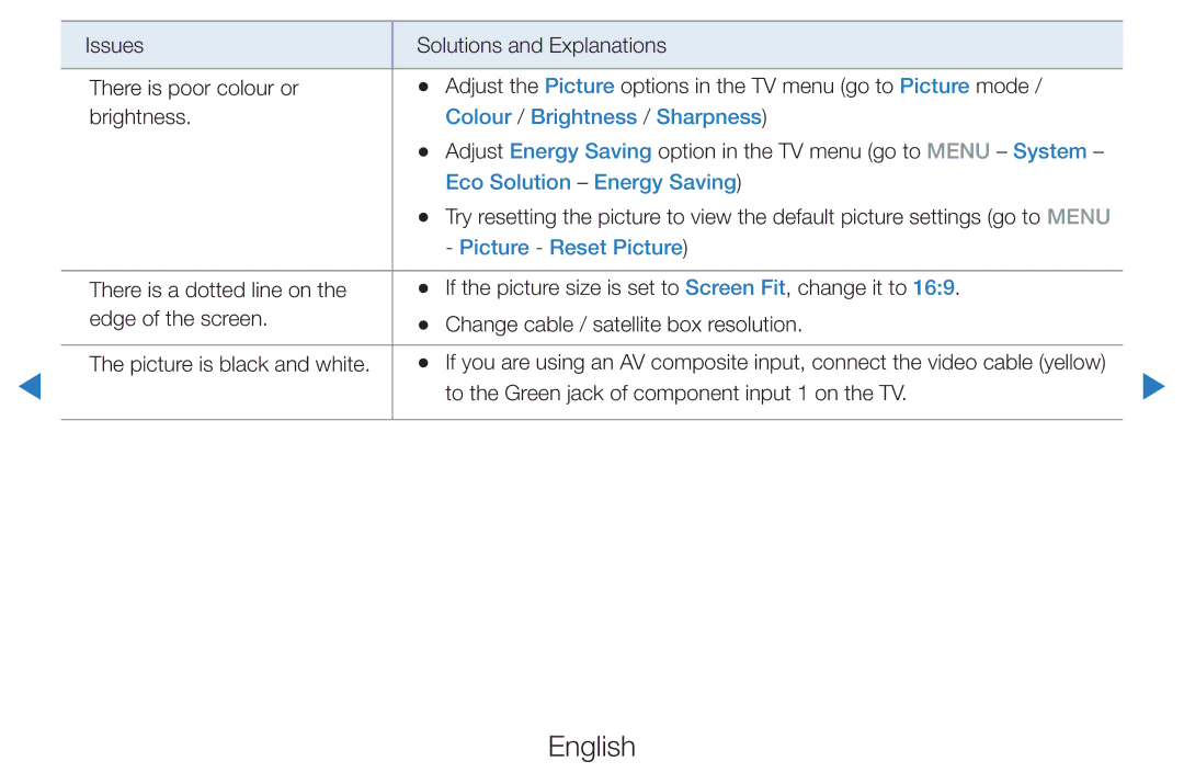 Samsung UA46D7000LWXSH, UE40D8000YSXXH, UE40D7000LSXXH, UE40D8090YSXZG, UE46D7000LSXTK manual Colour / Brightness / Sharpness 