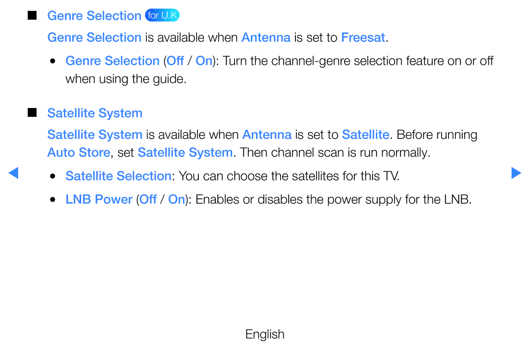 Samsung UE46D7000LUXXU, UE40D8000YSXXH, UE40D7000LSXXH, UE40D8090YSXZG, UE46D7000LSXTK, UE46D7000LSXXH manual Satellite System 