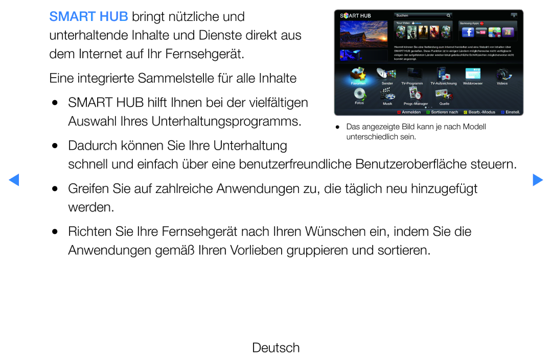 Samsung UE46D7000LSXXH, UE40D8000YSXXH, UE40D7000LSXXH, UE40D8090YSXZG, UE46D7000LSXTK Dadurch können Sie Ihre Unterhaltung 