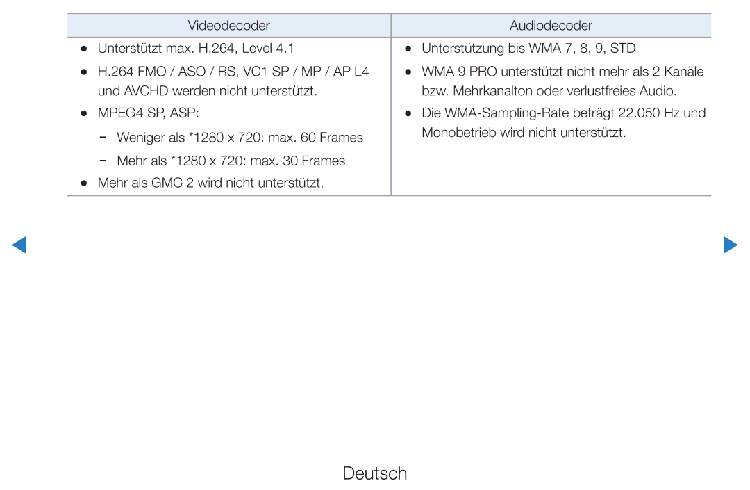 Samsung UE40D7090LSXZG, UE40D8000YSXXH, UE40D7000LSXXH, UE40D8090YSXZG, UE46D7000LSXTK, UE46D7000LSXXH, UE55D8000YQXZT Deutsch 