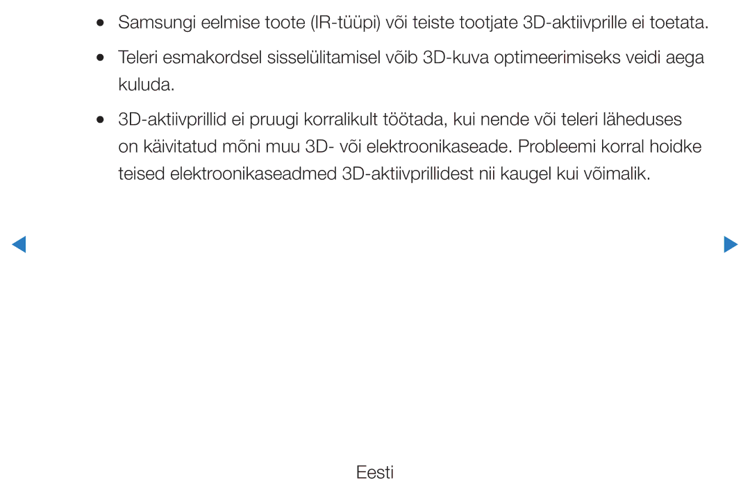 Samsung UE40D8000YSXXH, UE40D7000LSXXH, UE46D7000LSXXH, UE55D8000YSXXH, UE55D7000LSXXH, UE46D8000YSXXH, UE55D8090YSXZG Eesti 